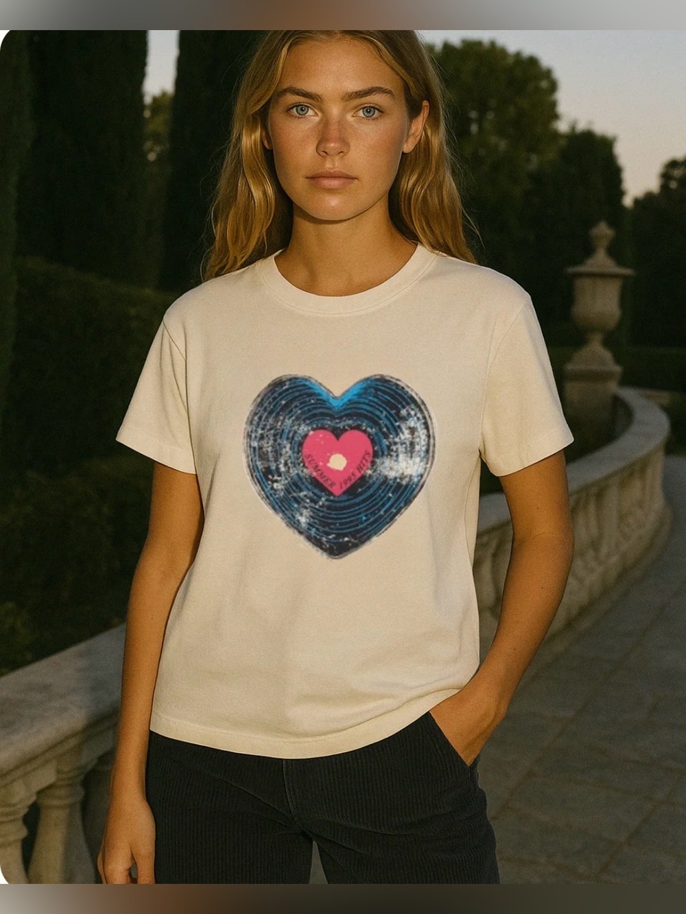 Sunny Somewhere Record Everyday Tee